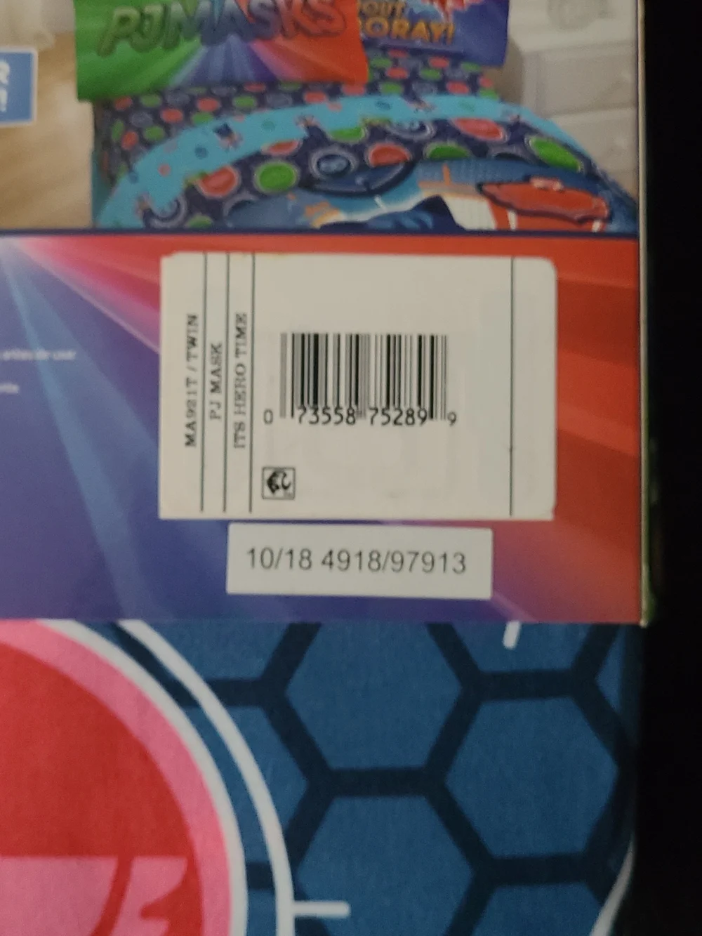 PJ Masks On PJ Masks Our Way Children's Twin Sheet Set - Blue, Green, Red